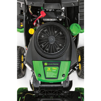 John Deere S160 48 in. 24 HP V-Twin ELS Gas Hydrostatic Riding Lawn Tractor BG21211