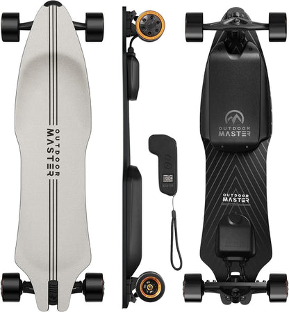 Caribou Electric Skateboard 32 MPH, 26 Mile Range, Dual 1000W Motors, Longboard for Adults & Teens, 6-Month Warranty