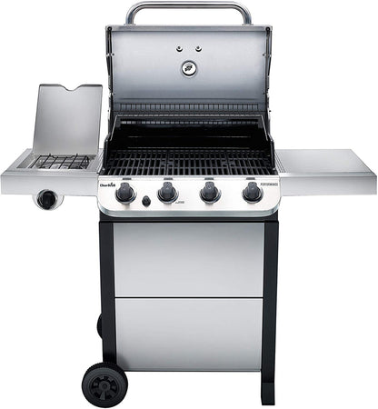 Char-Broil 463377319 Performance 4-Burner Cart Style Liquid Propane Gas Grill, Stainless Steel