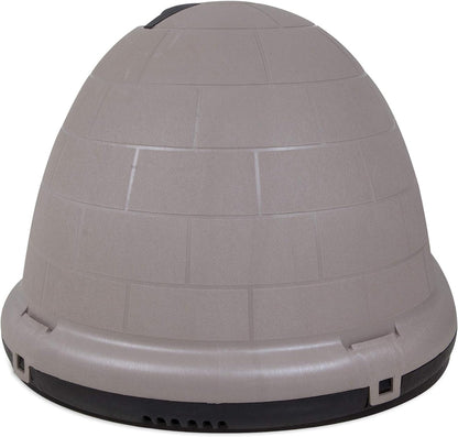 Petmate Indigo Dog House (Igloo Dog House, Made in USA with 90% Recycled Materials, All-Weather Protection Pet Shelter) for XL Dogs -90 to 125 pounds, Made in USA