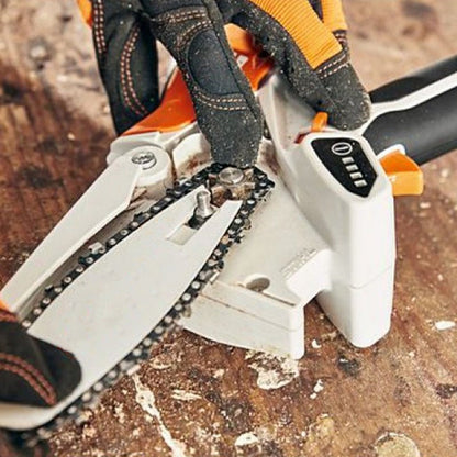 battery-powered wood cutter