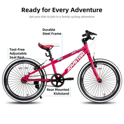 JOYSTAR Lubbock 20" 24" Kids Mountain Bike Single Speed Bicycle
