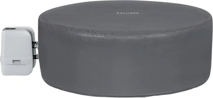 Inflatable Hot Tub Spa (71" x 26") | Portable Hot Tub with 2 Covers (1 Energy-Efficient Thermal Cover and 1 Standard Cover) | Fits Up to 2-4 Persons | Black
